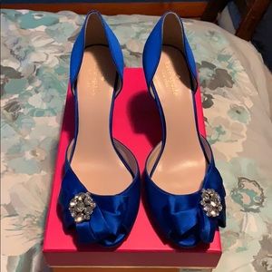 Kate space blue peep toe santarosa